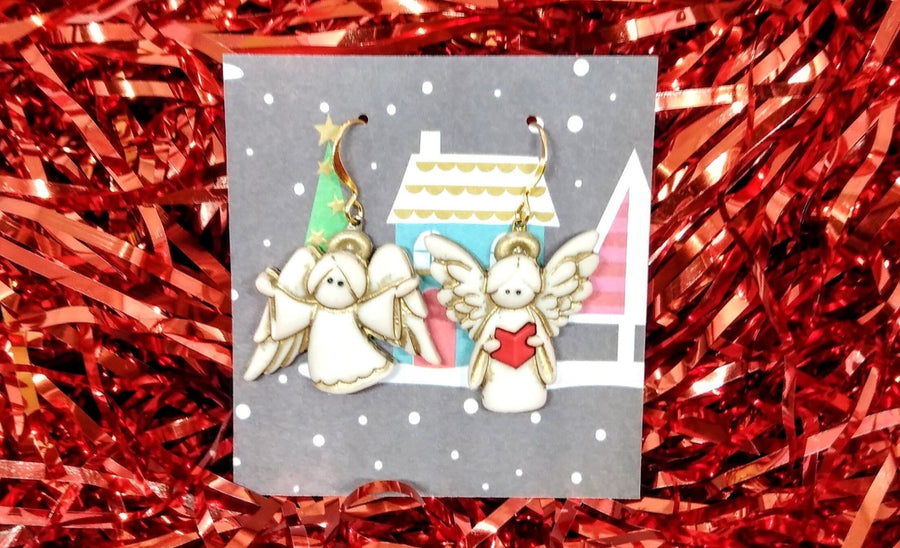 Angel earrings