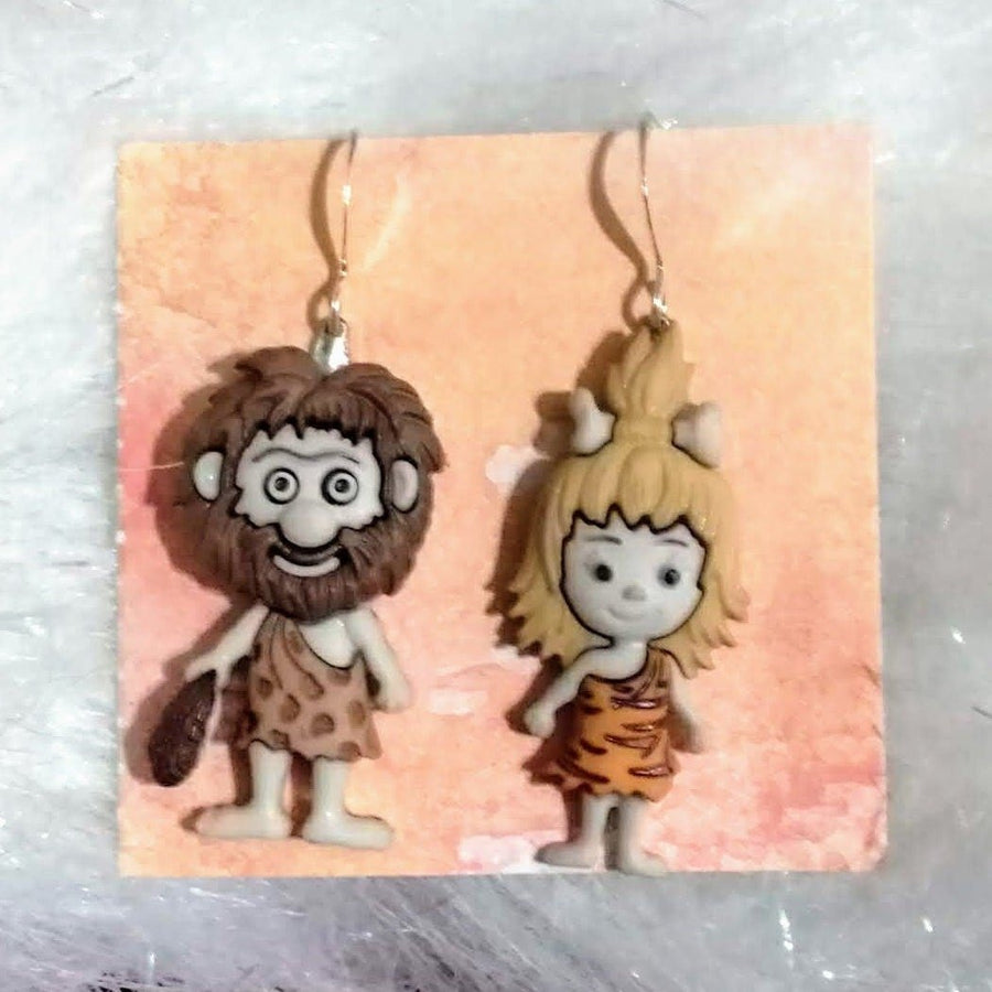 Caveman earrings