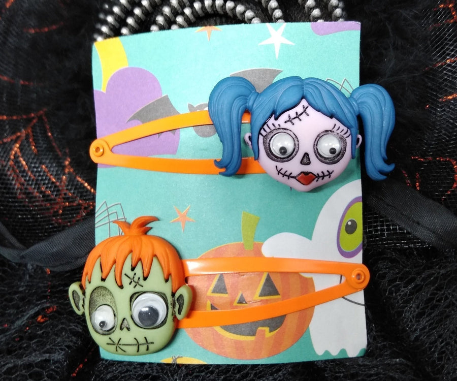 Halloween zombie snap clips