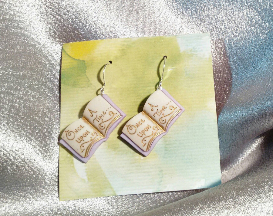 Once upon a time fairy tale earrings for fantasy earrings mythical creatures Brockus Creations