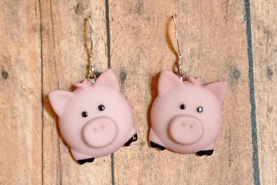 Pig earrings