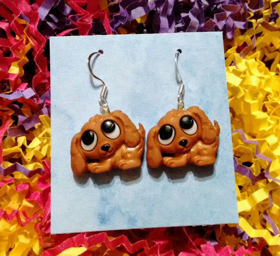 Puppy earrings