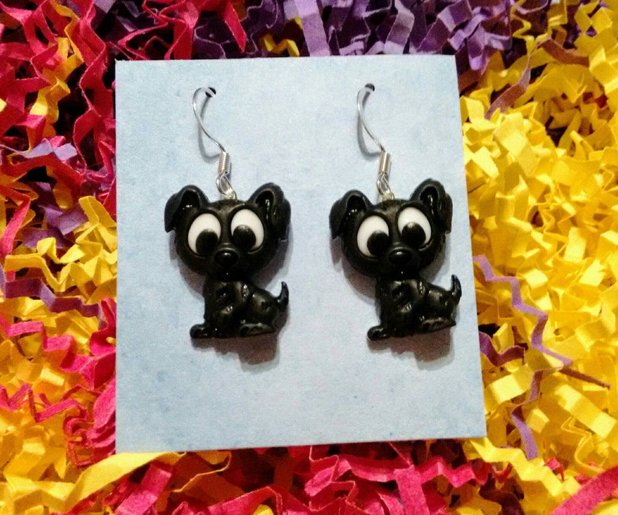 Puppy earrings