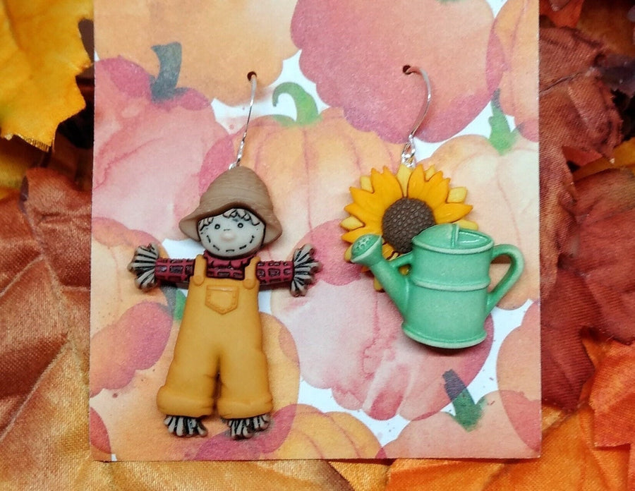 Scarecrow earrings