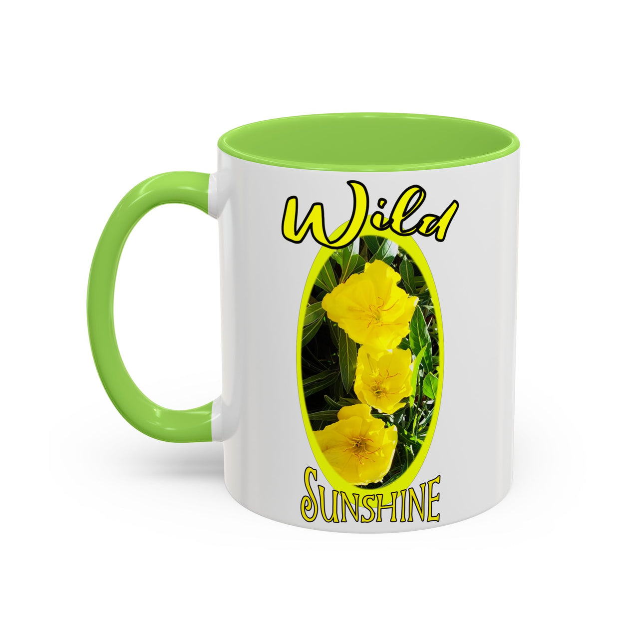 Floral Coffee Mugs – Yellow Primrose Coffee Cup, Perfect for Coffee Lovers, Gifts, Home Decor, and Celebrations