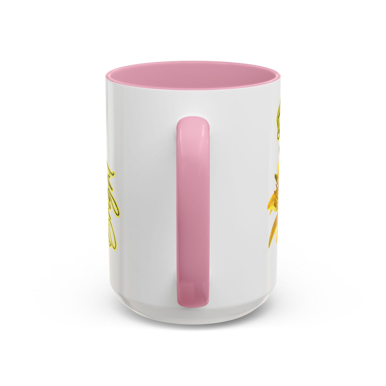 Floral Coffee Mug - "Bloom Bright" Yellow Lilies Coffee Cup