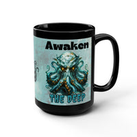 Thumbnail for Cthulhu Themed Mug, Gothic Gift for Tea Lovers, Unique Coffee Cup, Ocean Inspired Decor, Awaken the Deep - Brockus Creations 