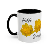 Thumbnail for Floral Coffee Mug - Hello Sunshine Yellow Tulips Coffee Cup