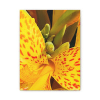 Thumbnail for Vibrant Floral Canvas Art - Bright Yellow Canna Artwork, Wall Decor, Gift for Nature Lovers, Home Decoration, Floral Prints