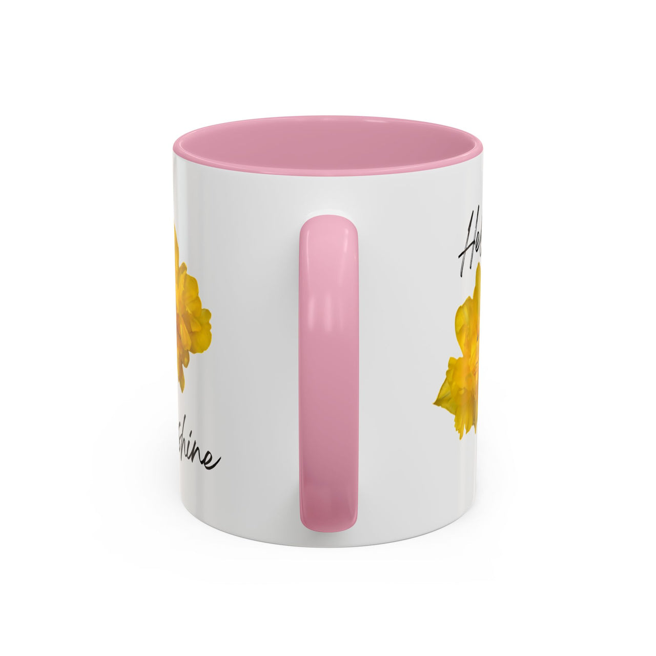 Floral Coffee Mug - Hello Sunshine Yellow Tulips Coffee Cup