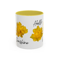 Thumbnail for Floral Coffee Mug - Hello Sunshine Yellow Tulips Coffee Cup