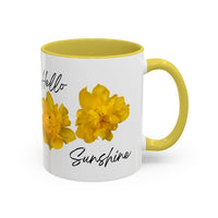 Thumbnail for Floral Coffee Mug - Hello Sunshine Yellow Tulips Coffee Cup