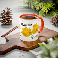 Thumbnail for Floral Coffee Mug - Mornin' Sunshine Yellow Tulips