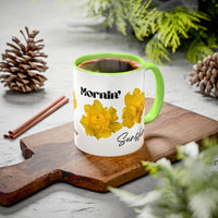 Thumbnail for Floral Coffee Mug - Mornin' Sunshine Yellow Tulips