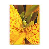Thumbnail for Vibrant Floral Canvas Art - Bright Yellow Canna Artwork, Wall Decor, Gift for Nature Lovers, Home Decoration, Floral Prints