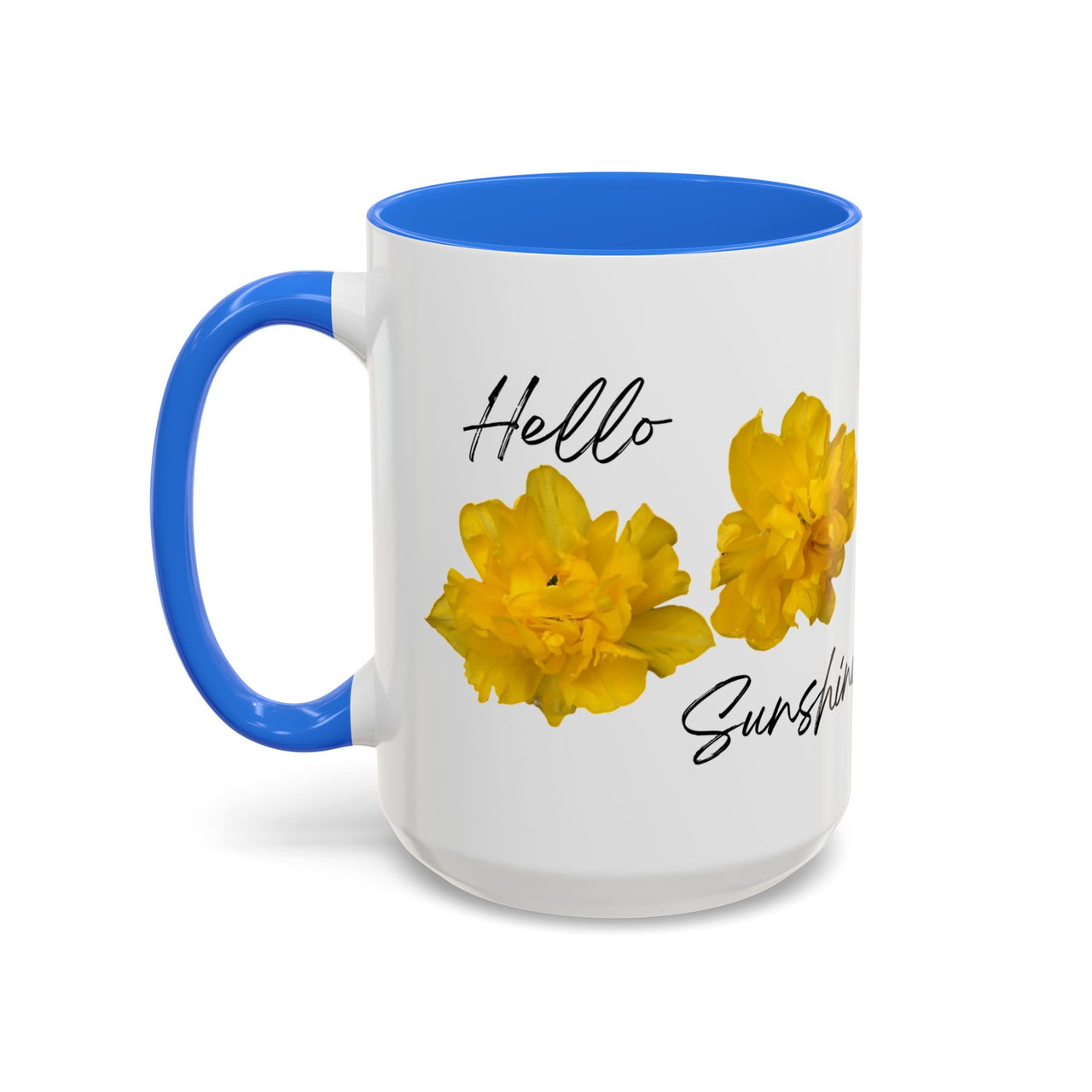 Floral Coffee Mug - Mornin' Sunshine Yellow Tulips