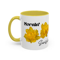 Thumbnail for Floral Coffee Mug - Mornin' Sunshine Yellow Tulips