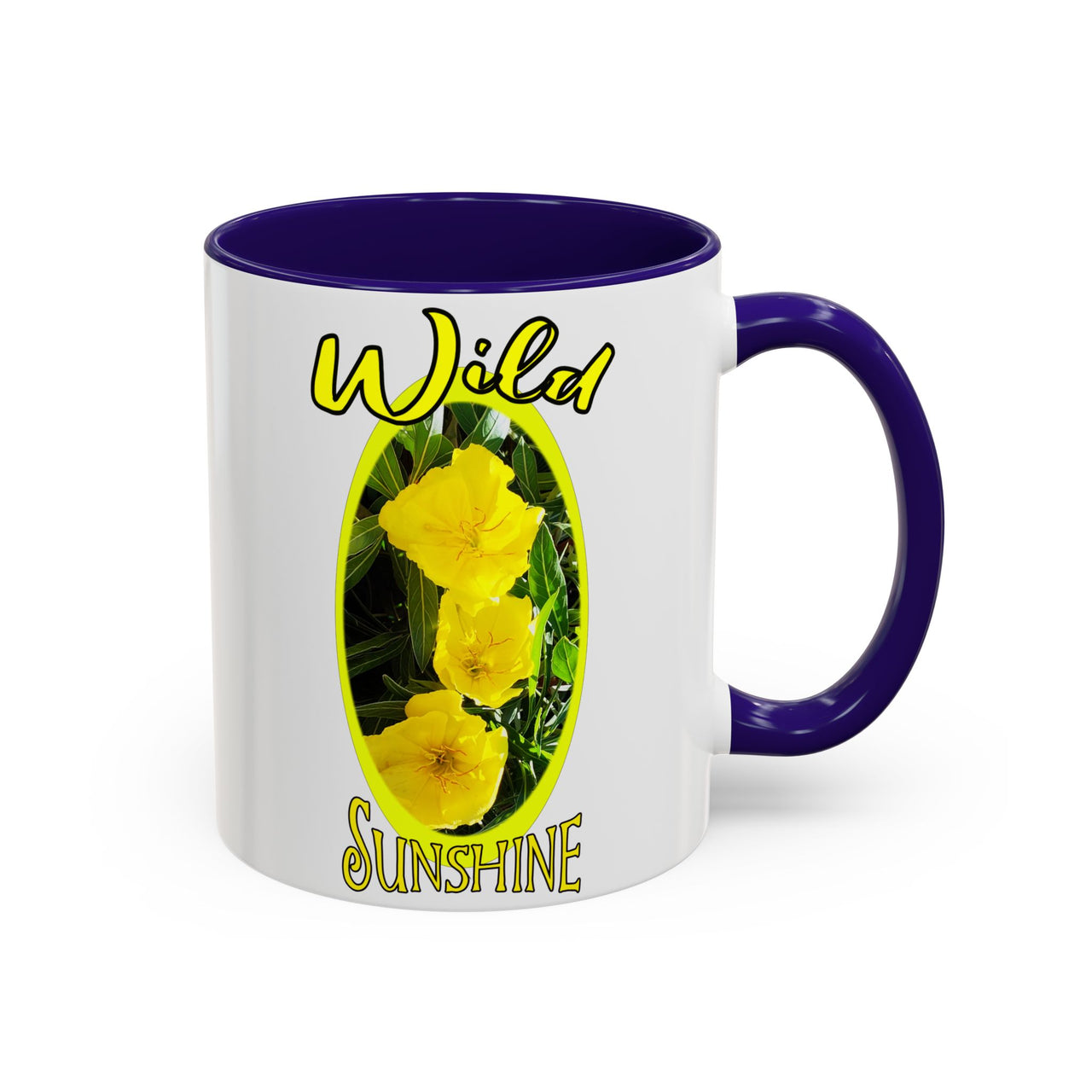 Floral Coffee Mugs – Yellow Primrose Coffee Cup, Perfect for Coffee Lovers, Gifts, Home Decor, and Celebrations