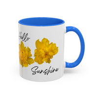 Thumbnail for Floral Coffee Mug - Hello Sunshine Yellow Tulips Coffee Cup