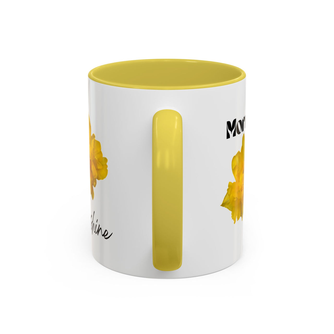 Floral Coffee Mug - Mornin' Sunshine Yellow Tulips