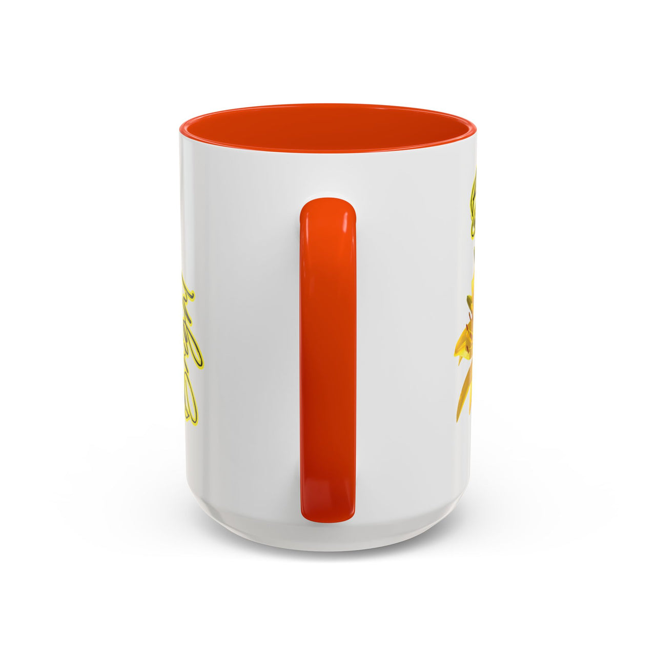 Floral Coffee Mug - "Bloom Bright" Yellow Lilies Coffee Cup