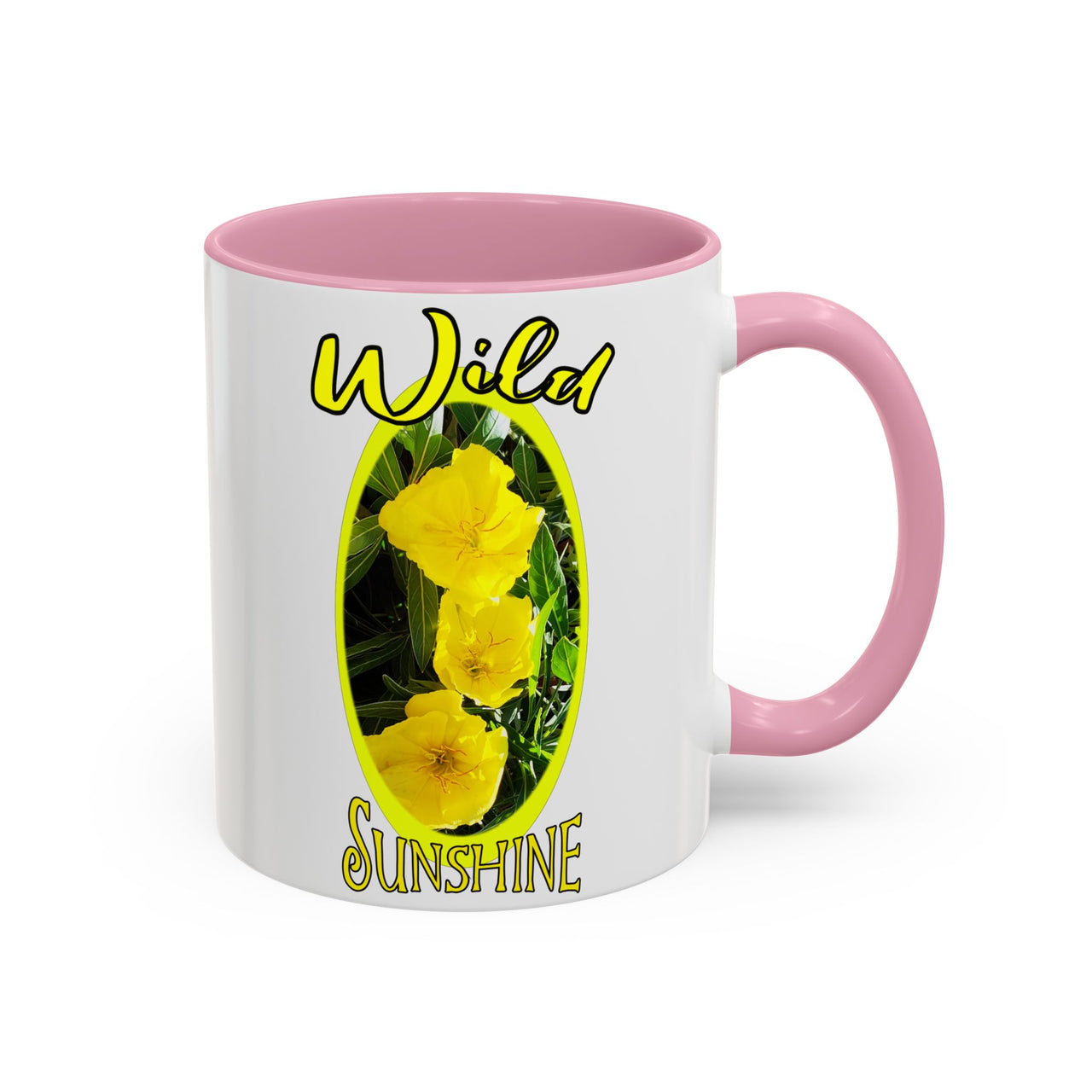 Floral Coffee Mugs – Yellow Primrose Coffee Cup, Perfect for Coffee Lovers, Gifts, Home Decor, and Celebrations