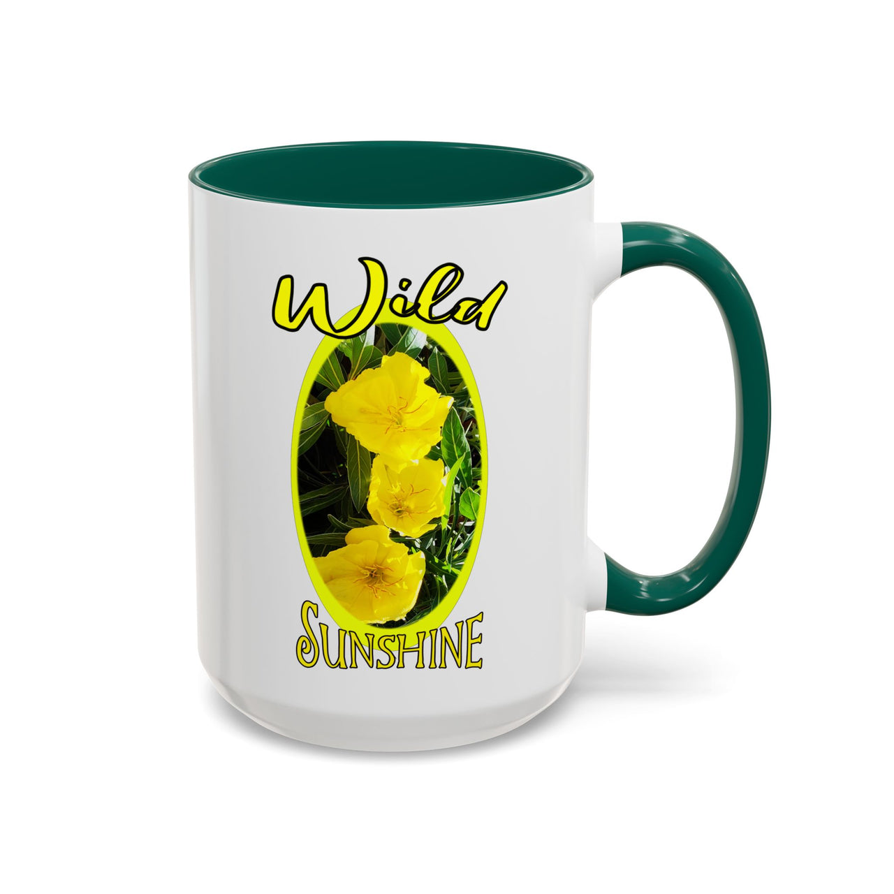 Floral Coffee Mugs – Yellow Primrose Coffee Cup, Perfect for Coffee Lovers, Gifts, Home Decor, and Celebrations