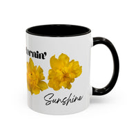 Thumbnail for Floral Coffee Mug - Mornin' Sunshine Yellow Tulips