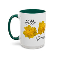 Thumbnail for Floral Coffee Mug - Mornin' Sunshine Yellow Tulips