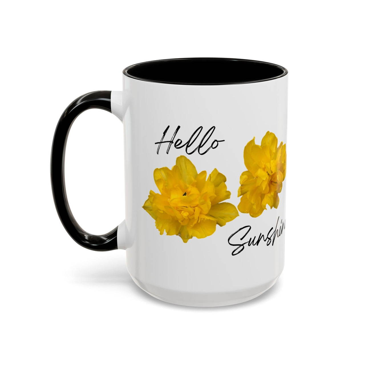 Floral Coffee Mug - Mornin' Sunshine Yellow Tulips