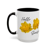 Thumbnail for Floral Coffee Mug - Mornin' Sunshine Yellow Tulips