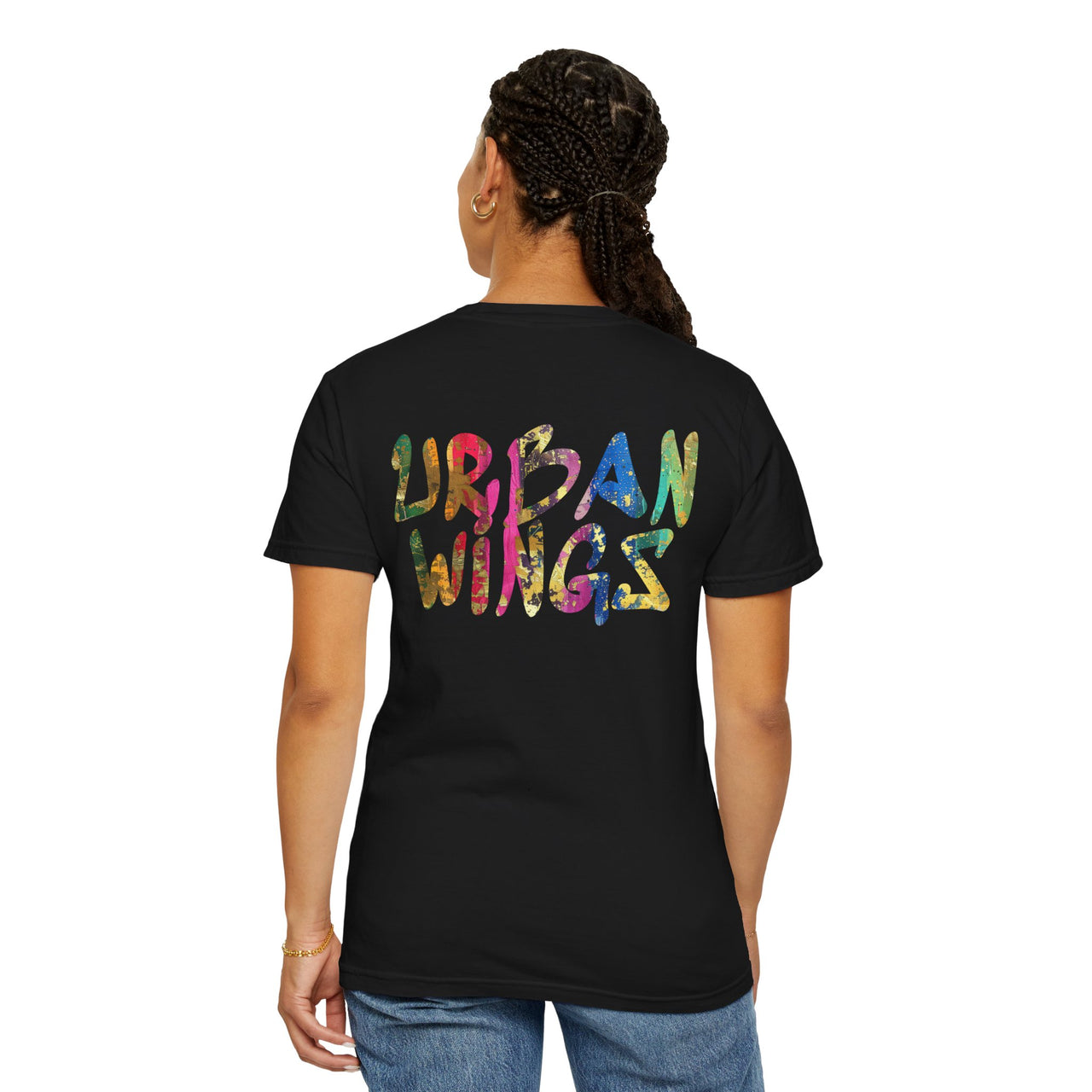 Urban Wings Fairy T-Shirt "Tattered"| Trendy Streetwear Tee, Gift for Skateboarders, Casual Wear, Festival Outfit