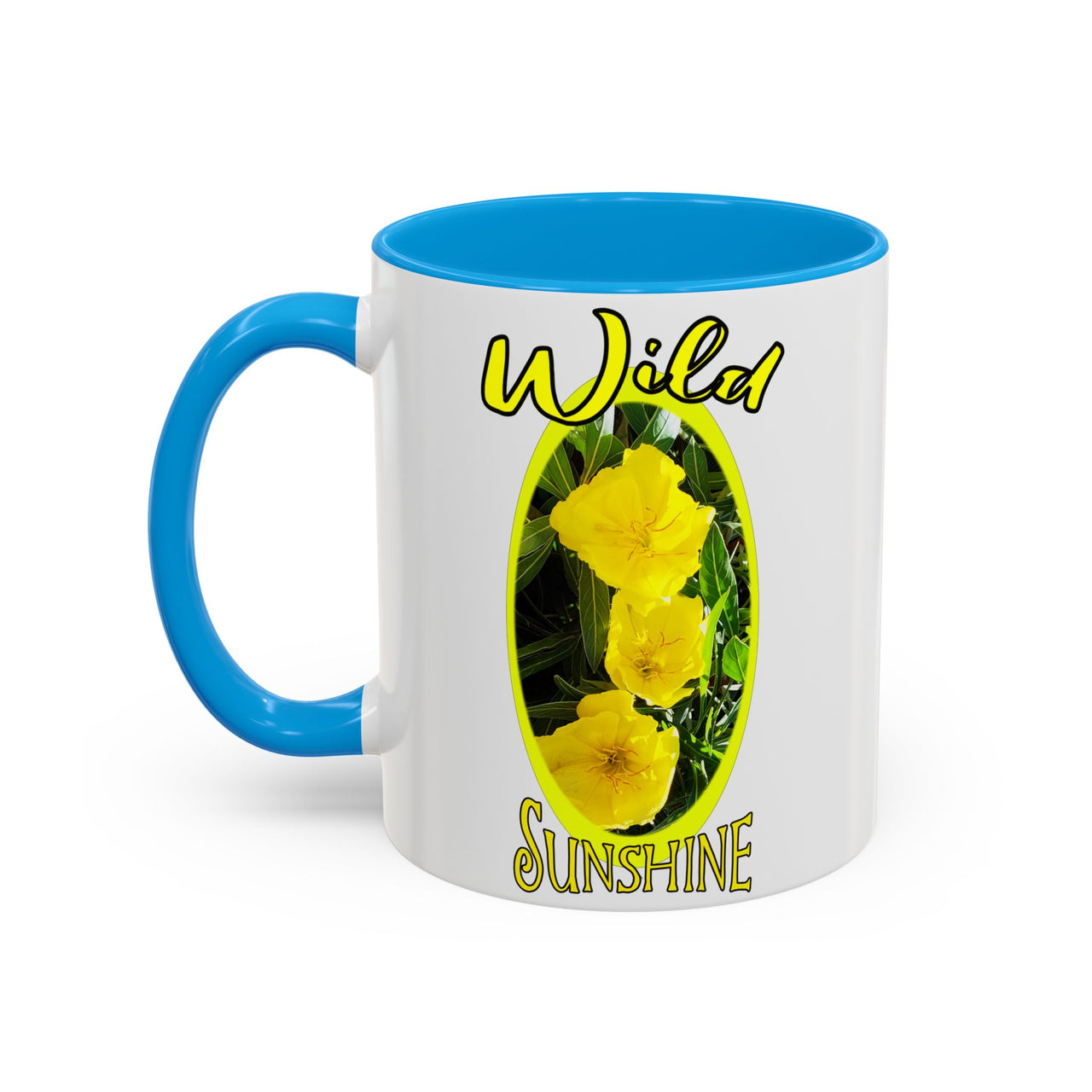 Floral Coffee Mugs – Yellow Primrose Coffee Cup, Perfect for Coffee Lovers, Gifts, Home Decor, and Celebrations