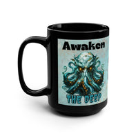 Thumbnail for Cthulhu Themed Mug, Gothic Gift for Tea Lovers, Unique Coffee Cup, Ocean Inspired Decor, Awaken the Deep - Brockus Creations 