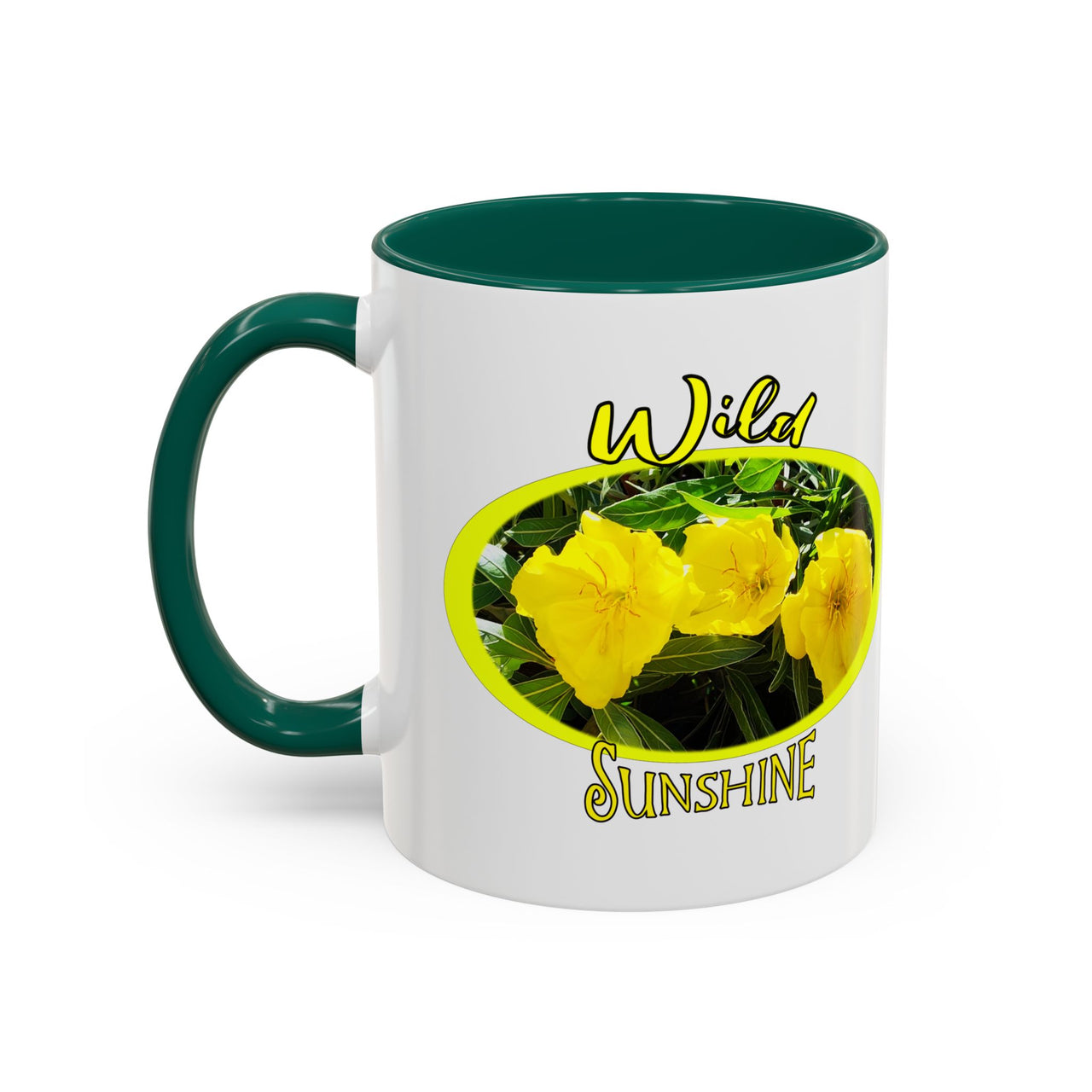 Floral Coffee Mugs – Brighten Your Day with the Yellow Primrose, Perfect for Coffee Lovers, Gifts, Home Decor, and Celebrations