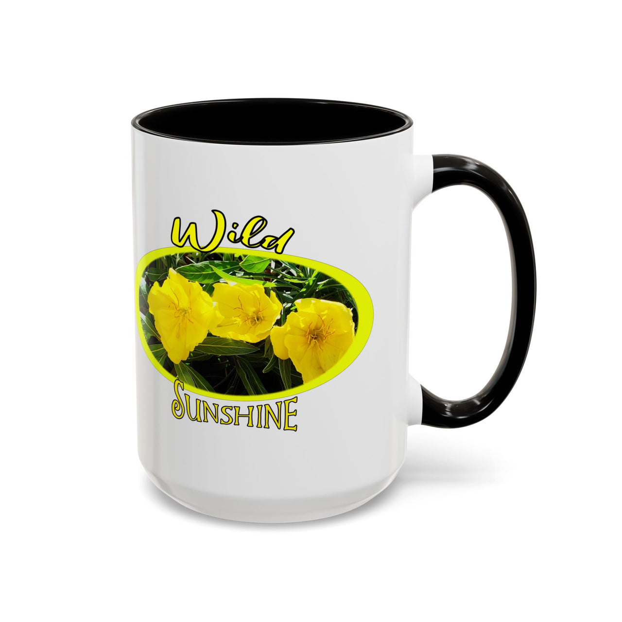 Floral Coffee Mugs – Brighten Your Day with the Yellow Primrose, Perfect for Coffee Lovers, Gifts, Home Decor, and Celebrations