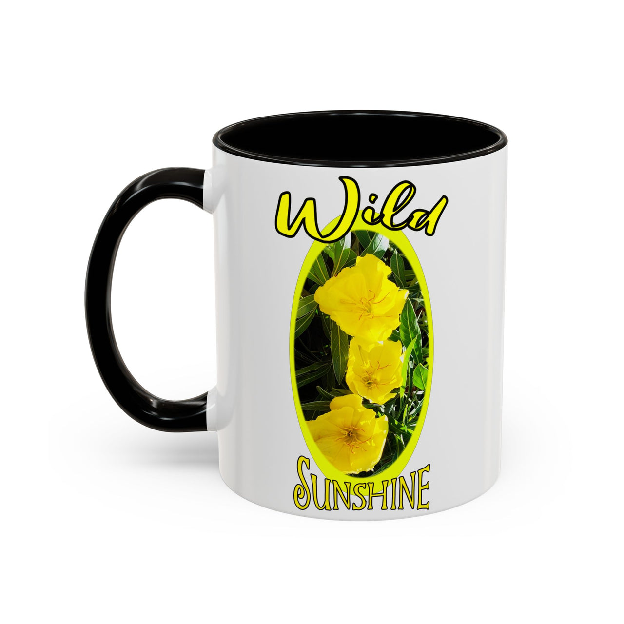 Floral Coffee Mugs – Yellow Primrose Coffee Cup, Perfect for Coffee Lovers, Gifts, Home Decor, and Celebrations