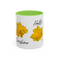 Thumbnail for Floral Coffee Mug - Hello Sunshine Yellow Tulips Coffee Cup