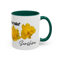 Thumbnail for Floral Coffee Mug - Mornin' Sunshine Yellow Tulips