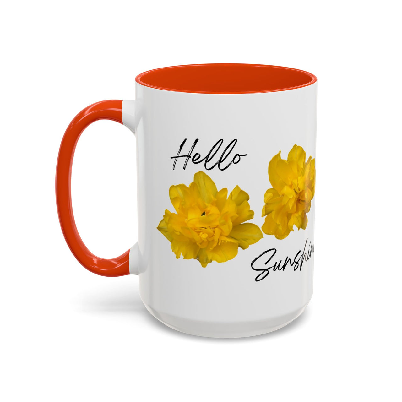 Floral Coffee Mug - Mornin' Sunshine Yellow Tulips