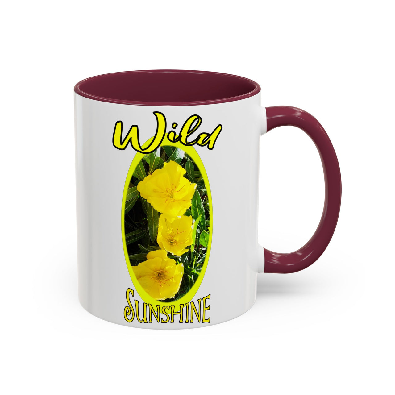 Floral Coffee Mugs – Yellow Primrose Coffee Cup, Perfect for Coffee Lovers, Gifts, Home Decor, and Celebrations