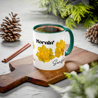 Thumbnail for Floral Coffee Mug - Mornin' Sunshine Yellow Tulips