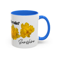 Thumbnail for Floral Coffee Mug - Mornin' Sunshine Yellow Tulips