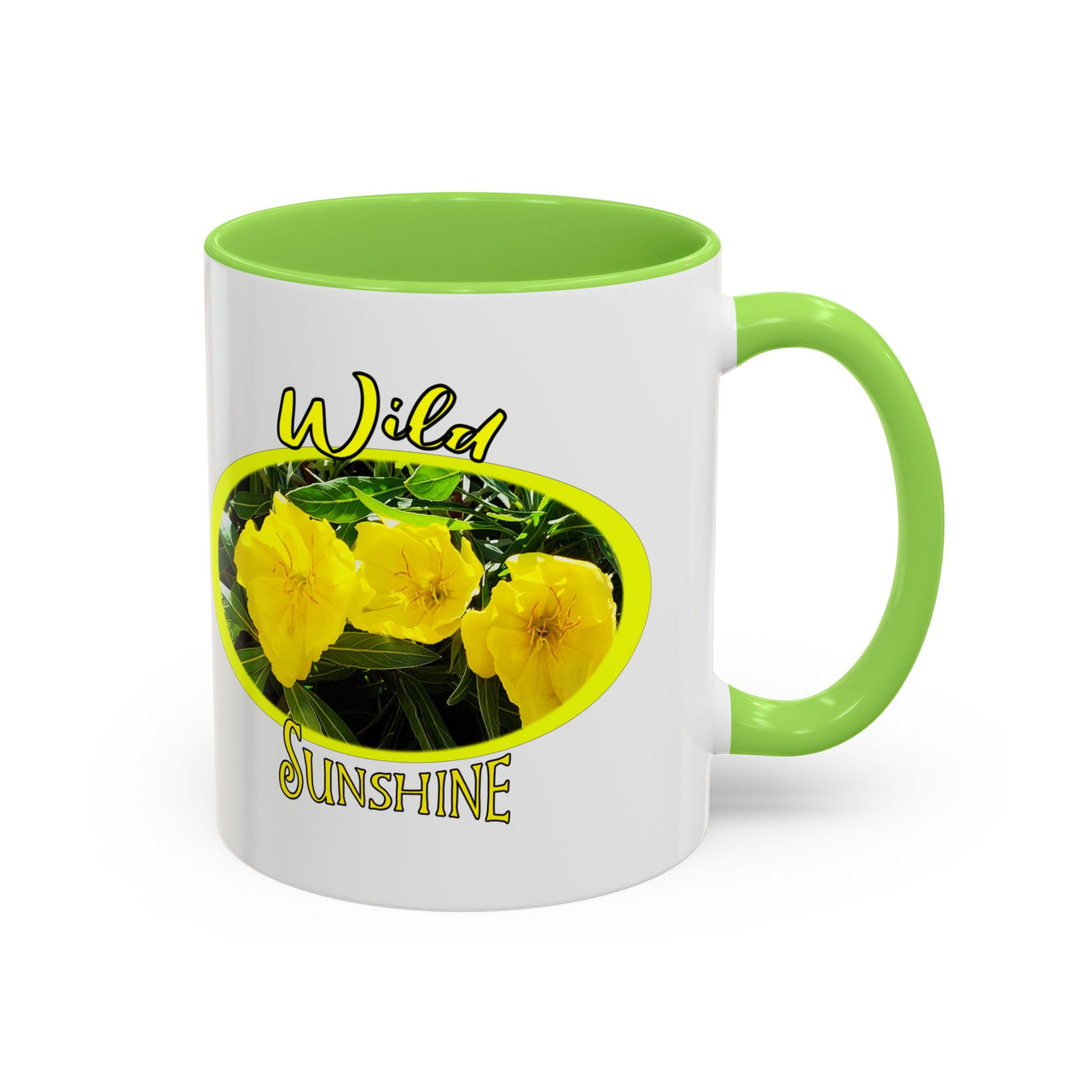 Floral Coffee Mugs – Brighten Your Day with the Yellow Primrose, Perfect for Coffee Lovers, Gifts, Home Decor, and Celebrations
