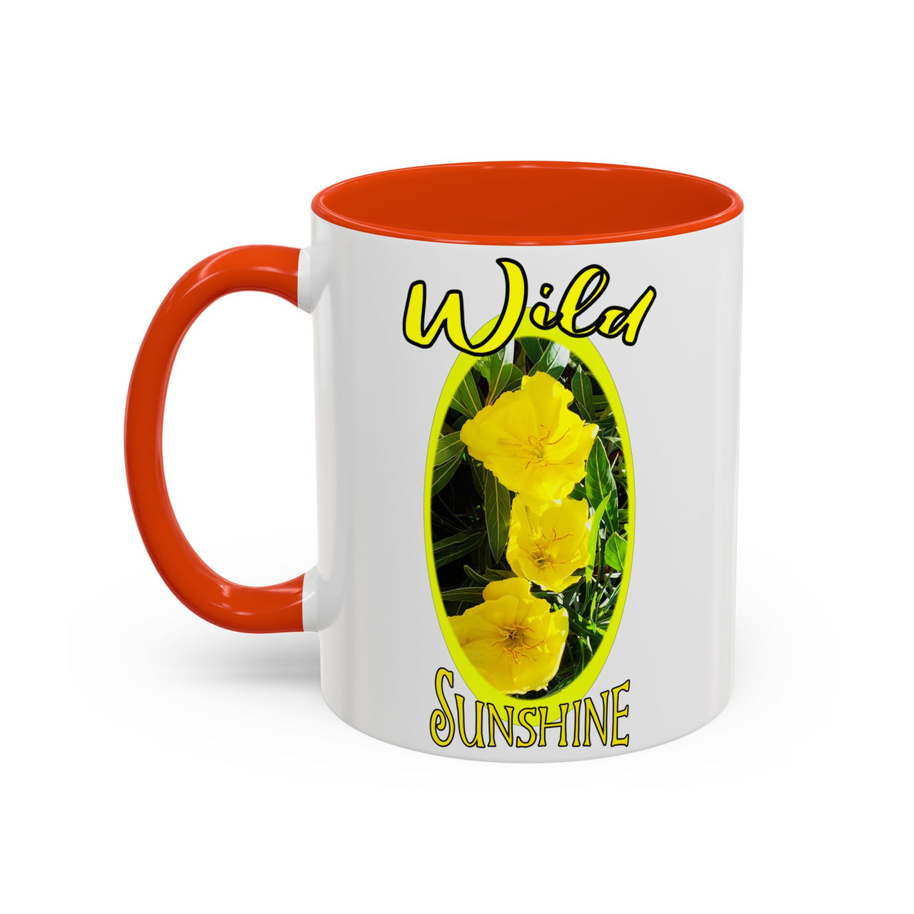 Floral Coffee Mugs – Yellow Primrose Coffee Cup, Perfect for Coffee Lovers, Gifts, Home Decor, and Celebrations