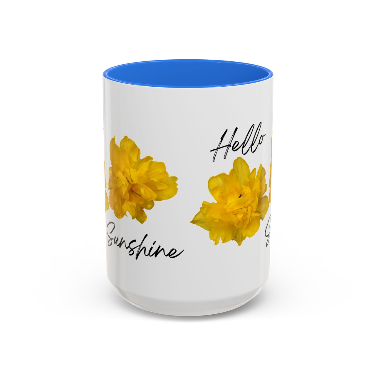 Floral Coffee Mug - Mornin' Sunshine Yellow Tulips