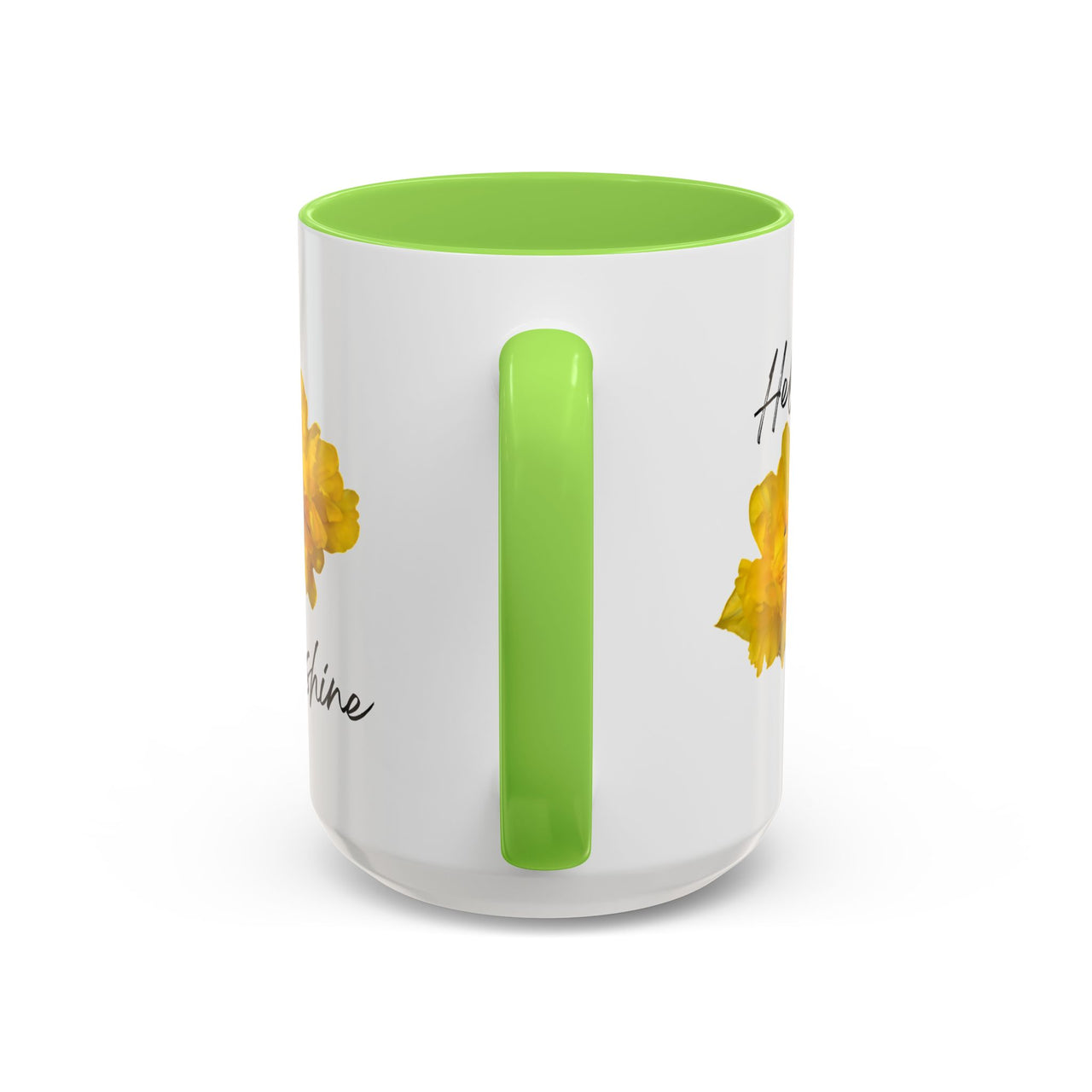 Floral Coffee Mug - Mornin' Sunshine Yellow Tulips