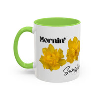 Thumbnail for Floral Coffee Mug - Mornin' Sunshine Yellow Tulips