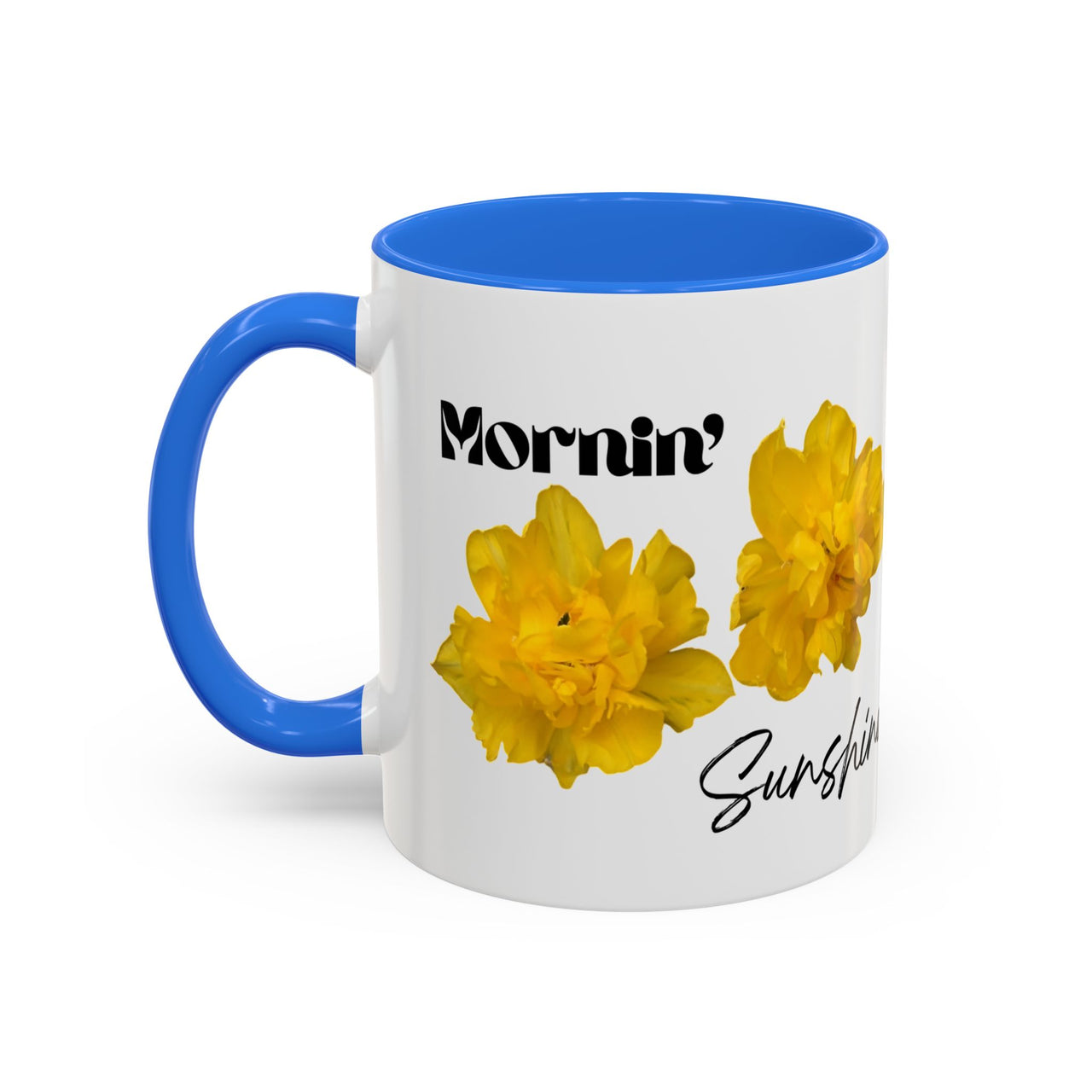Floral Coffee Mug - Mornin' Sunshine Yellow Tulips