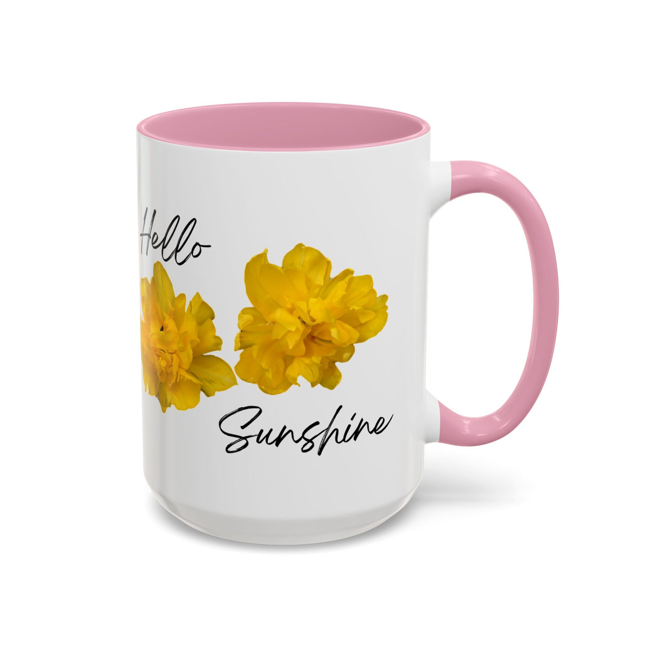 Floral Coffee Mug - Mornin' Sunshine Yellow Tulips